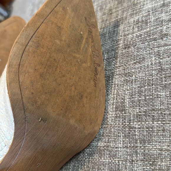 Sam Edelman Winona White Crocodile Booties - Picture 10 of 11